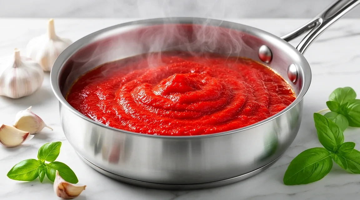 Simmering Tomato Sauce